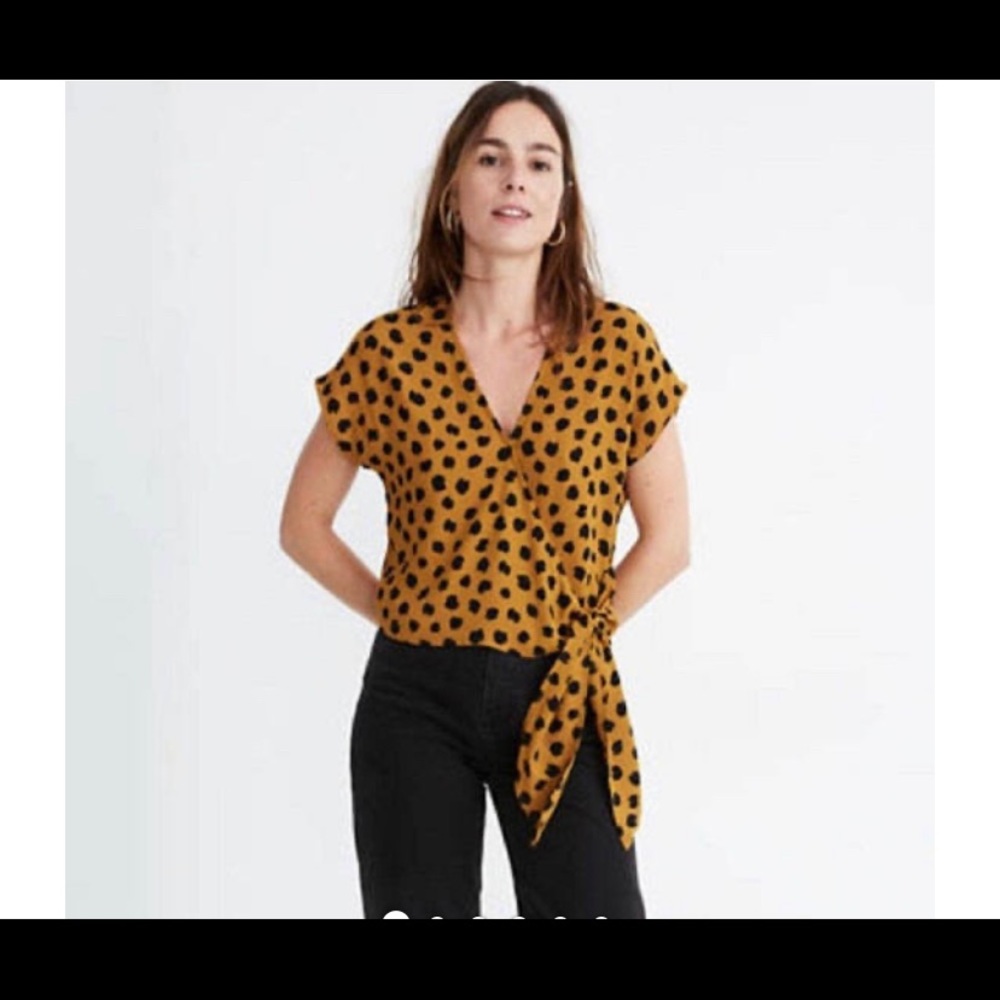 Madewell wrap top